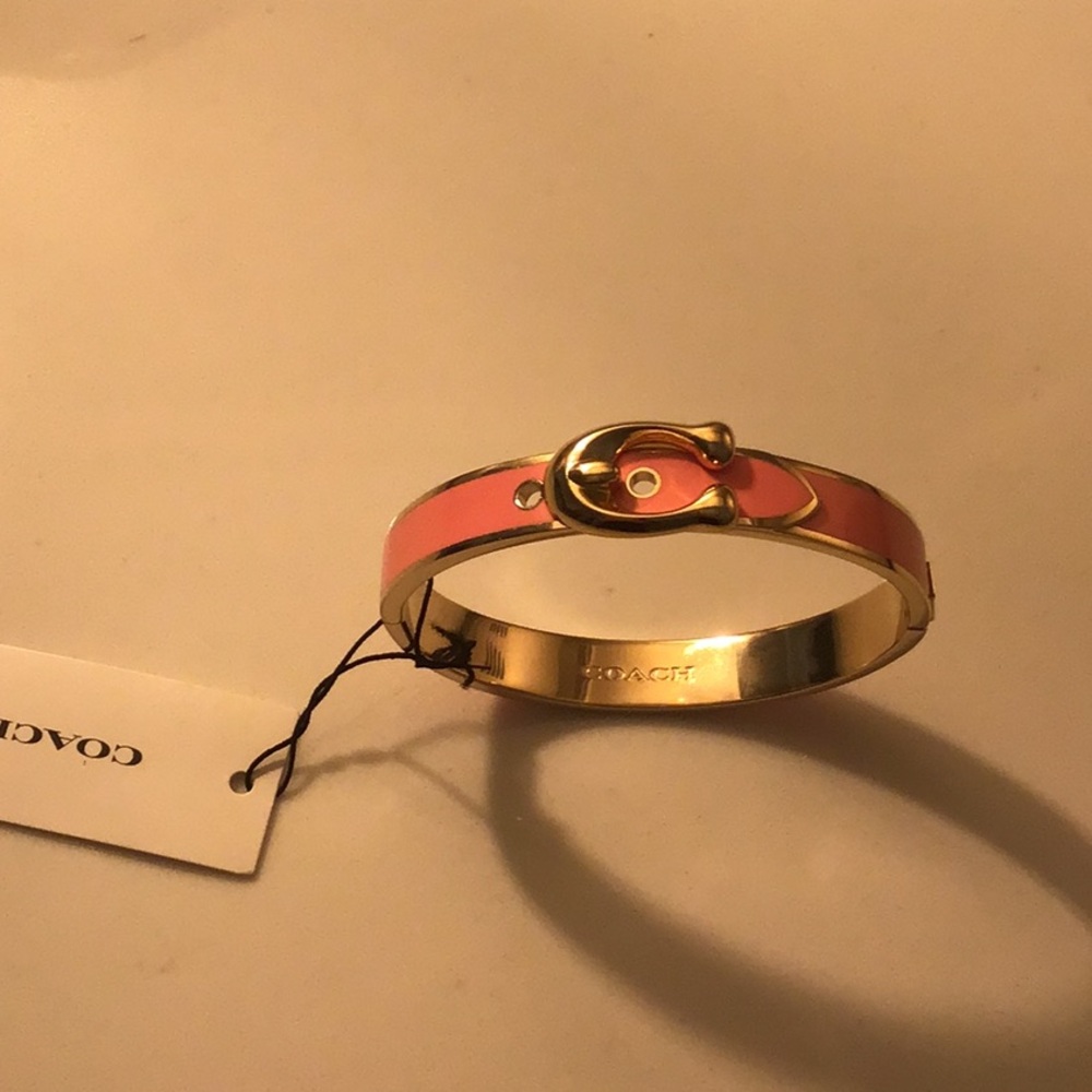 Coach enamel bracelet